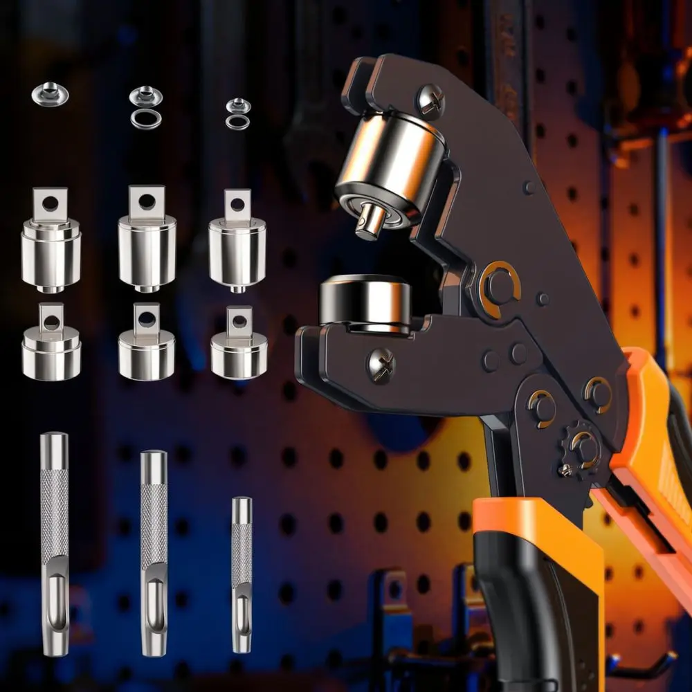 High Efficiency Grommet Setting Pliers For Leather Craft Fabric Sewing DIY Puncher Hole Applicator Handheld Fastener