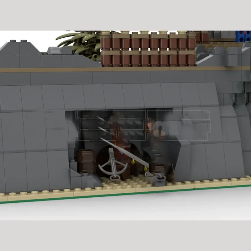 ใหม่ Moc Building Blocks สถาปัตยกรรมยุคกลางรุ่น Watchtower Modular Building Blocks ของขวัญของเล่นเด็ก DIY ชุดประกอบ