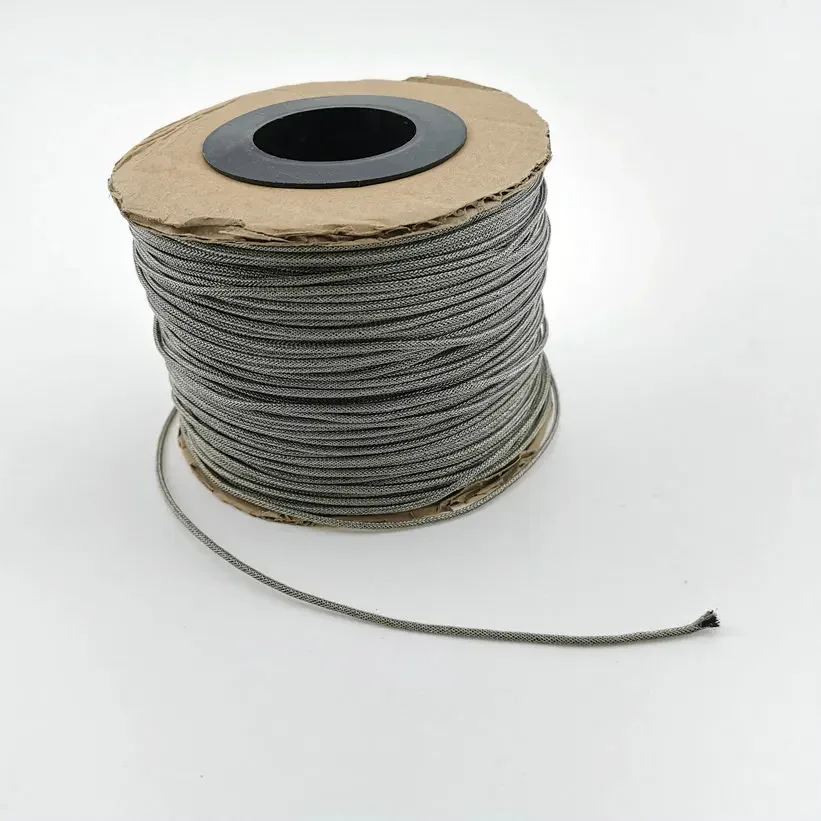 1 meter guitar circuit welding Shielded braided wire Single core 1C  Signal connection cable