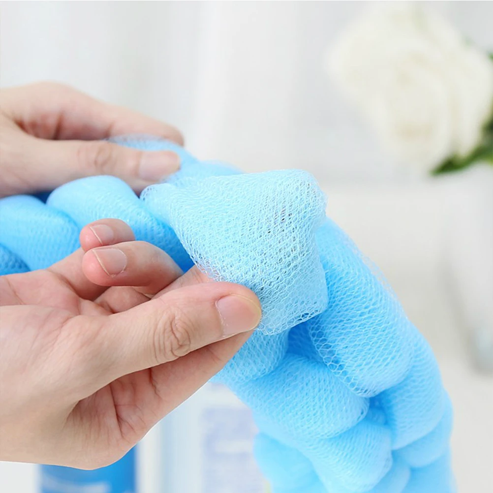 

Scrub Bath Wash Towel Shower Tool Body Scrubber Exfoliator Sponge Pouf Washcloths