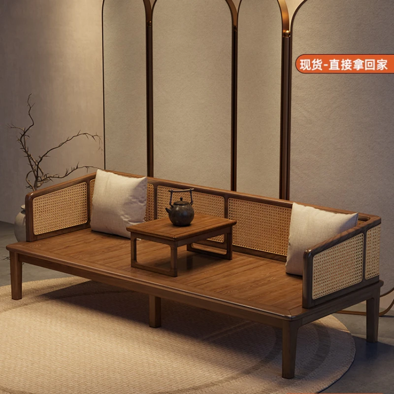 New Chinese living room combination of arhat bed, push-pull bed and sofa bed