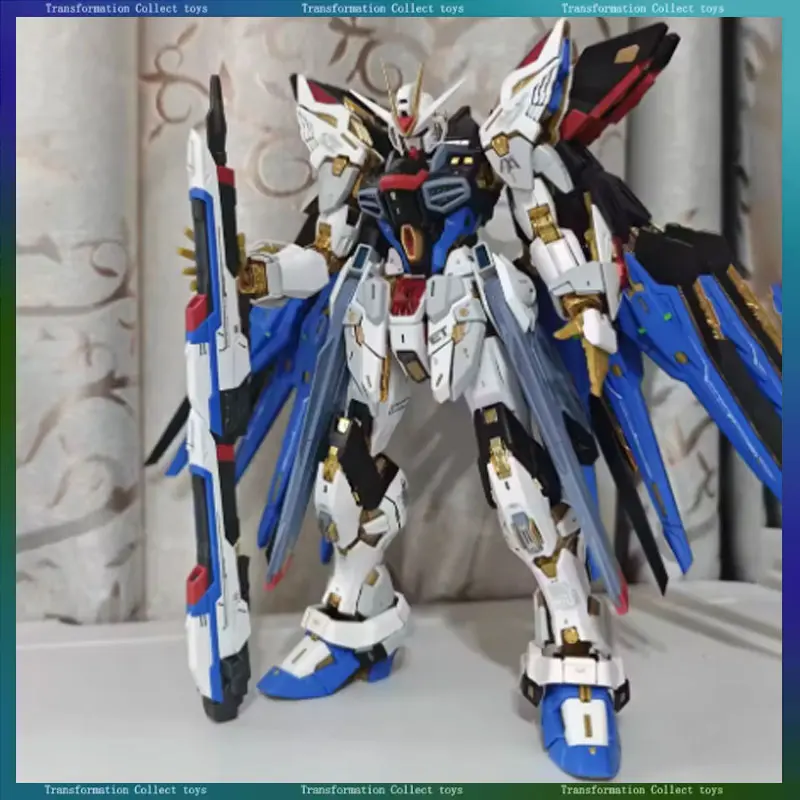 

【In Stock】 1/100 Wujing Model Mgex Zgmf-X20a Strike Freedom Assembly Model Kits Plastic Skeleton Figure Robot Model Toys