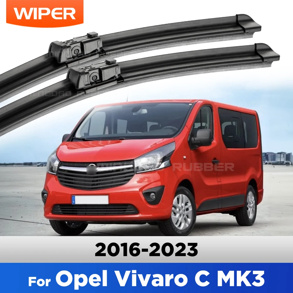 

CREATROAD Wiper Blades For Opel Vivaro C MK3 2016-2023 2017 2018 2019 2020 2021 2022 Windshield Windscreen Window Brush 26"19"