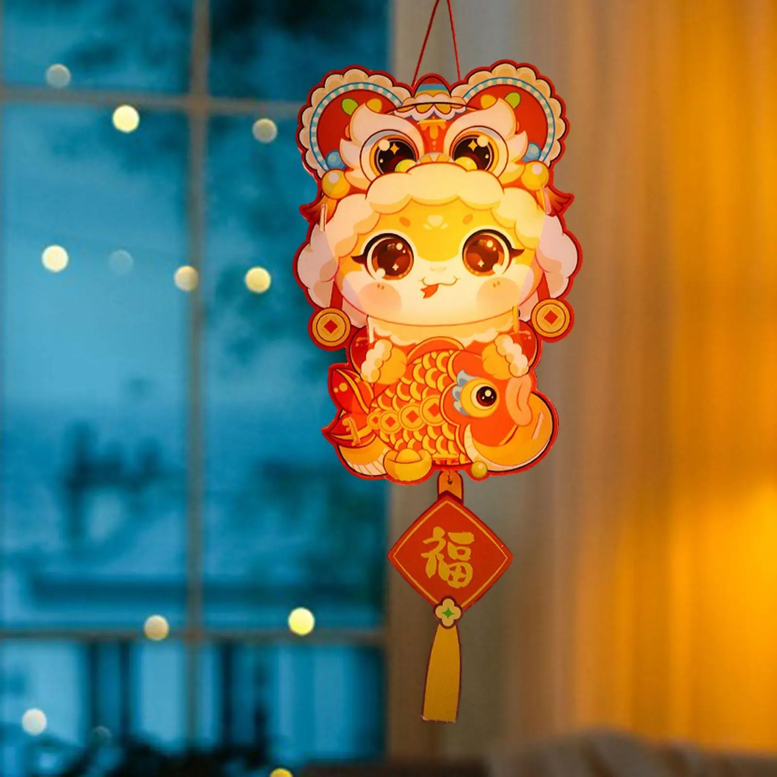 2025 مجموعة فانوس السنة الجديدة على شكل ثعبان لحفلة الأطفال السنة الصينية الجديدة المضاءة