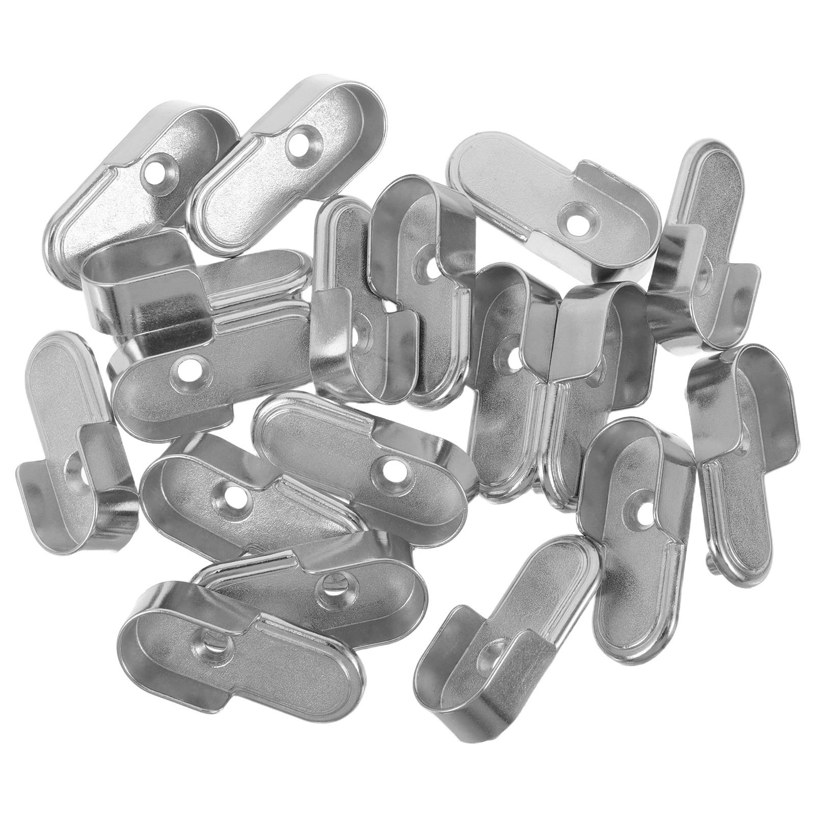 

18 шт., основание для одежды, кронштейны для шкафа, металлический держатель для стержня, наконечник для гардероба, поддержка из цинкового сплава