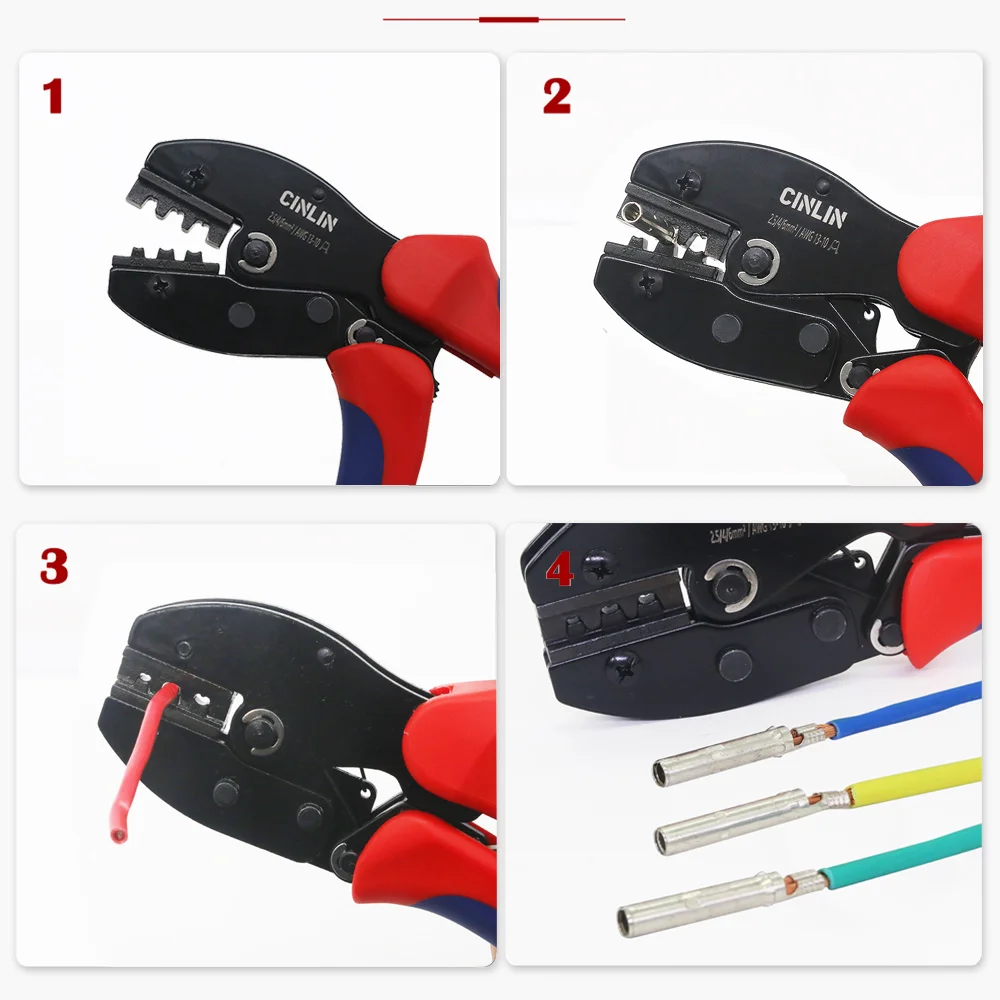 Solar Photovoltaic Terminal Crimping Pliers 220cm LY-2546B Solar Panels Waterproof Seal Connector Tool Single Pliers Set