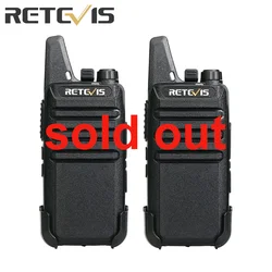 Retevis RT622 Walkie Talkie 6pcs Mini Walkie Talkie PMR FRS Walkie Talkie Set with 6 Way Multi Gang Charger for Hotel Restaurant
