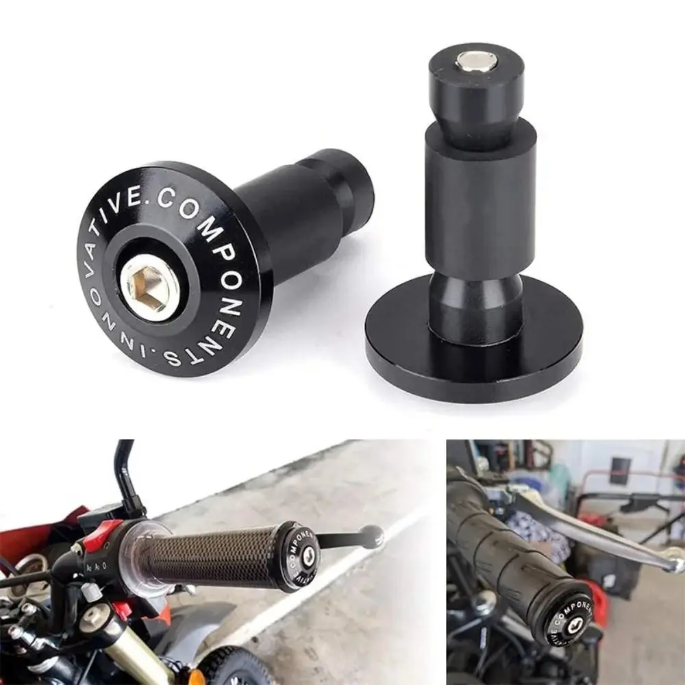 

Aluminum Alloy Motorcycle Handlebar Plug Anti-Slip Universal Handlebar Grips Cap Shockproof Handle Protection Plug