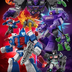 Original Blokees Transformers Galaxy Version 4nd Shockwave Ultra Magnus Snarl Anime Figure Action Assembly Building Blocks Toy