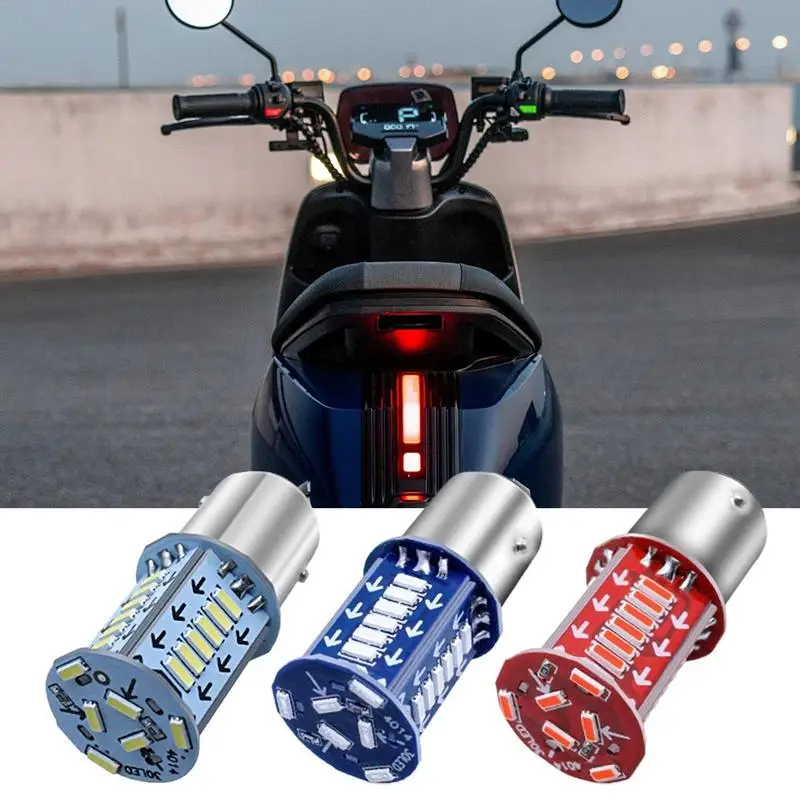 Rear Brake Light Bulb 1157 LEDs Strobe Brake Lights Bulbs Super Bright Low Power Automotive Brake Light Bulbs For Cars Trucks