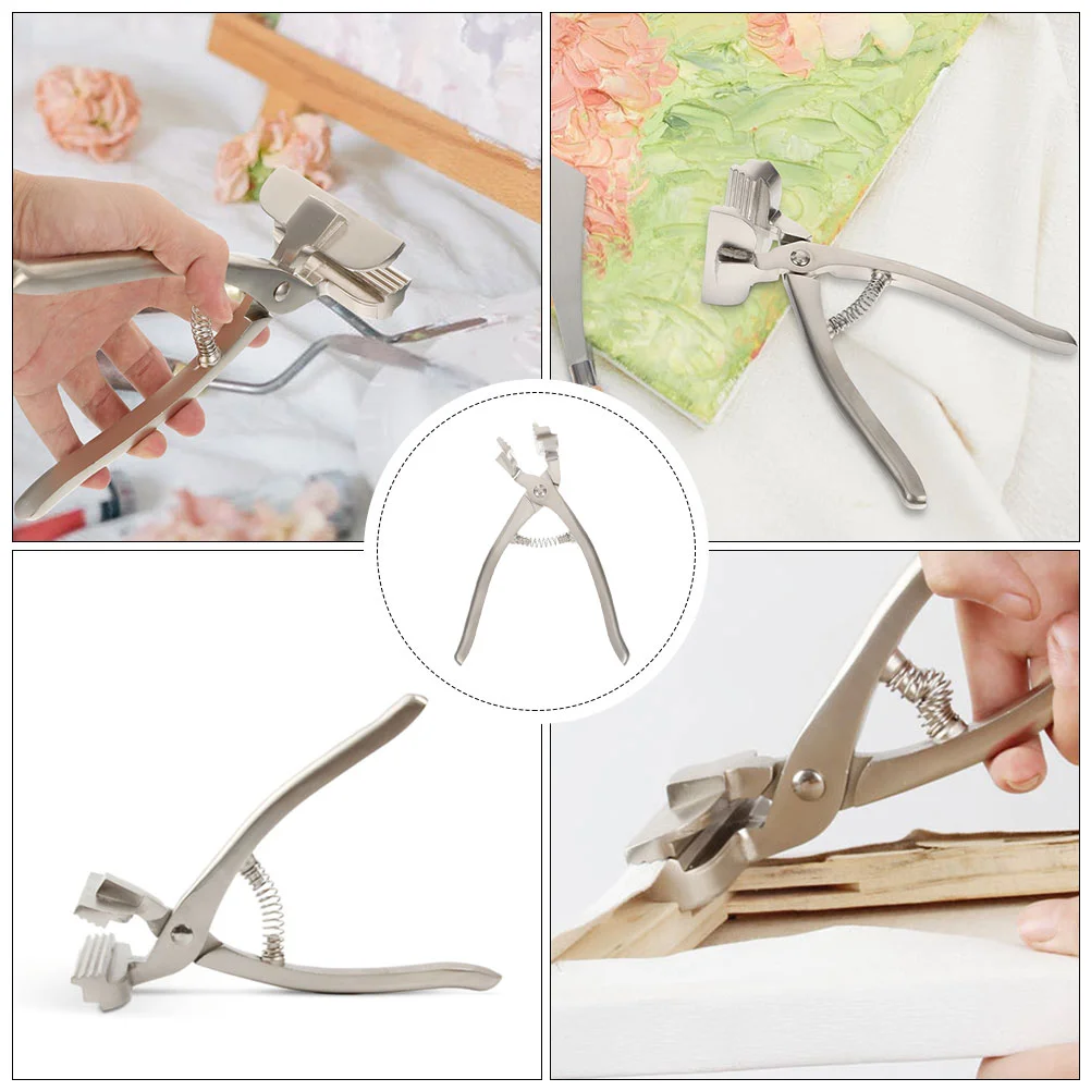 Canvas Pliers Practical Gripper Snap Frame Framing Tool Useful Oil Painting Clip Metal Stretching Tension Clamp Durable