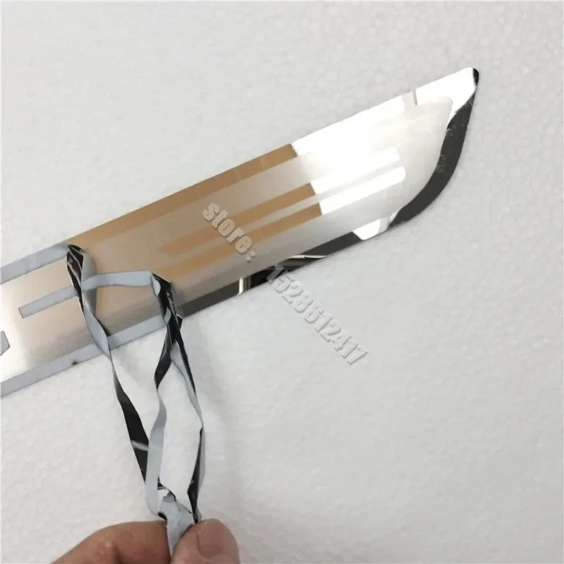 For Ford Maverick 2022~2025 stainless car door sill protector Thresholds car door guard Stickers Accessories door edg guard view 5