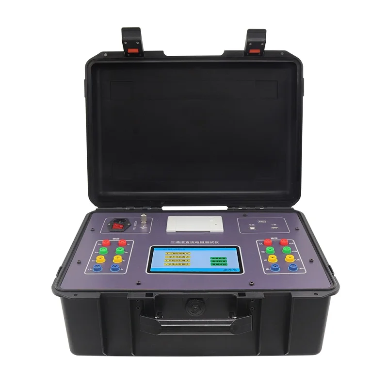 FUZRR ES3080 DC Resistance Tester 5000 Ω For Three Ways Large Capacity Transformer USB HD Touch Screen Built-in Thermal Printer