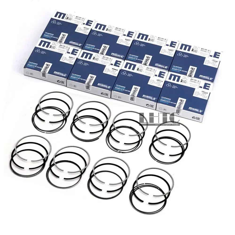 8Pcs/Set Piston Rings Set STD For mercedes-be CL55 CLS55 E55 G55 S55 SL55 AMG W211 W220 W463 R230 5.4 5.5 V8 M113K