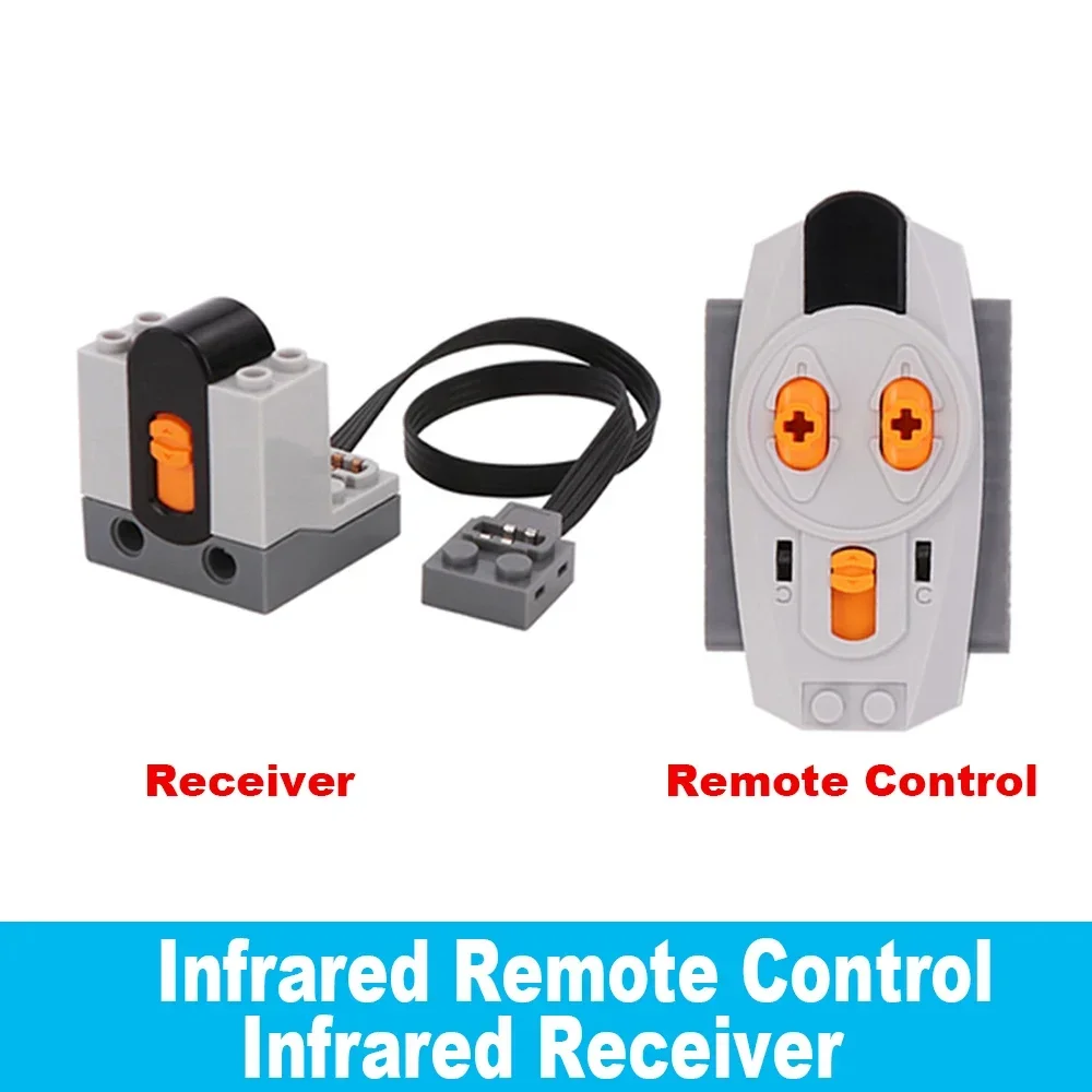 Juego de control remoto de Motor L, nueva función de potencia, tecnología MOC, bloques de construcción PF, piezas de ladrillos de alta tecnología para juguetes ensamblados DIY