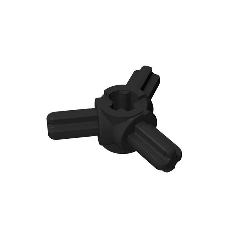 50 Stück 57585 Achsverbinder-Nabe mit 3 Achsen, Bausteine-Sammlung, Modulare GBC-Spielzeuge für technische MOC-DIY-Bausteine, kompatibel – Detail 2