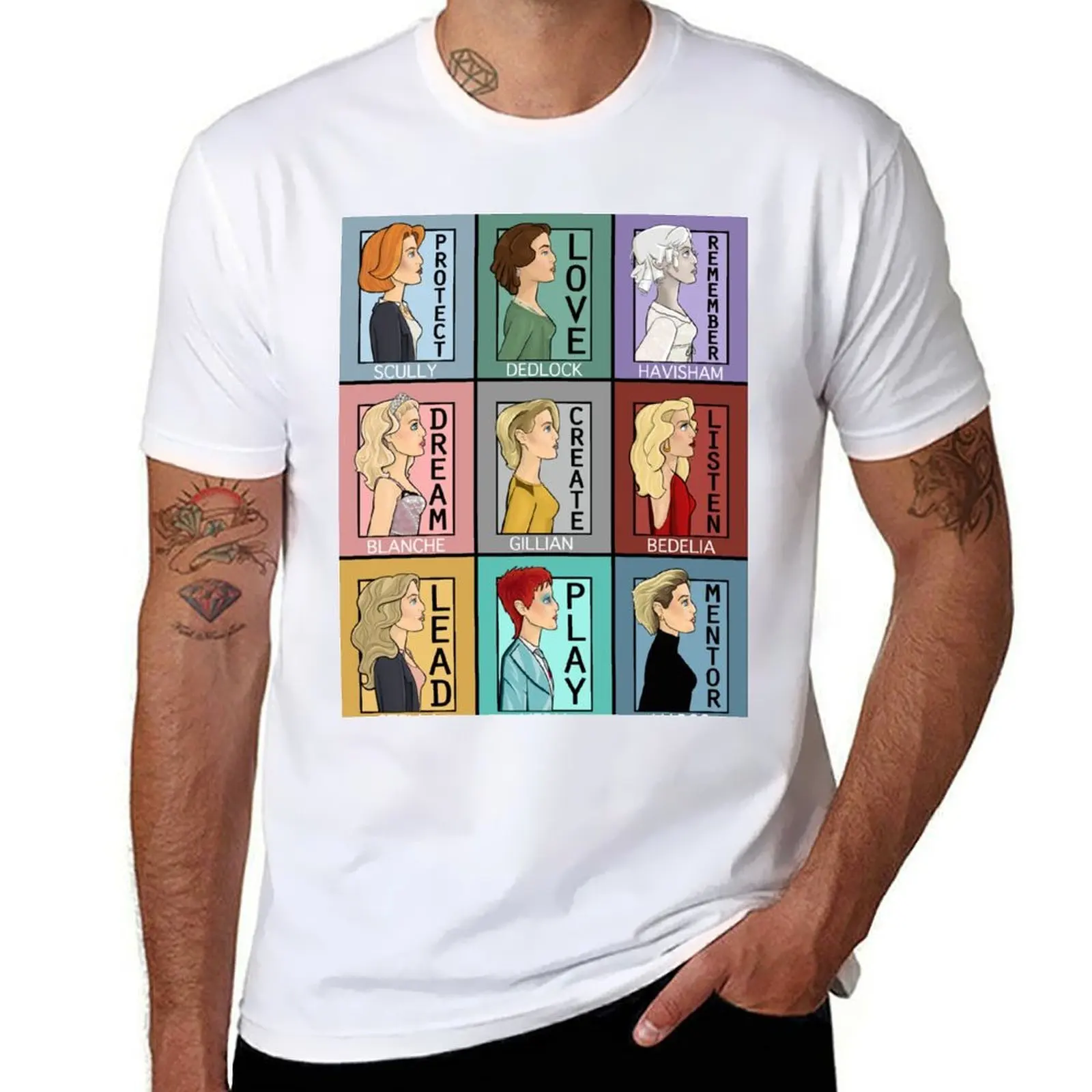 

Gillian Anderson's Best Characters T-Shirt graphic t shirts for man t shirts with prints T-Shirt