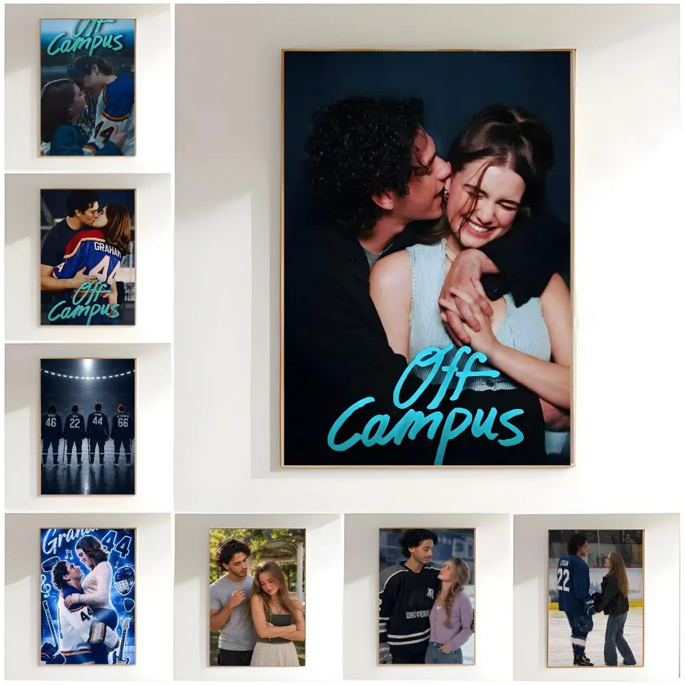 romance drama o-Off Campus Poster Classic Wall Art  Home Decor  Peel and Stick Unframed