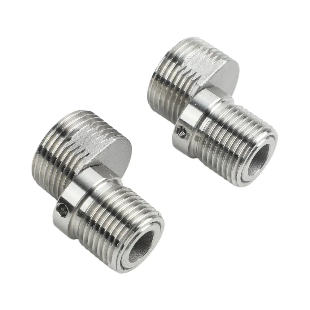 Leak for proof Adjustable Shower Faucet Adapter 2Pack with Flexible Water Flow for Kitchen and Bathroom Applications
