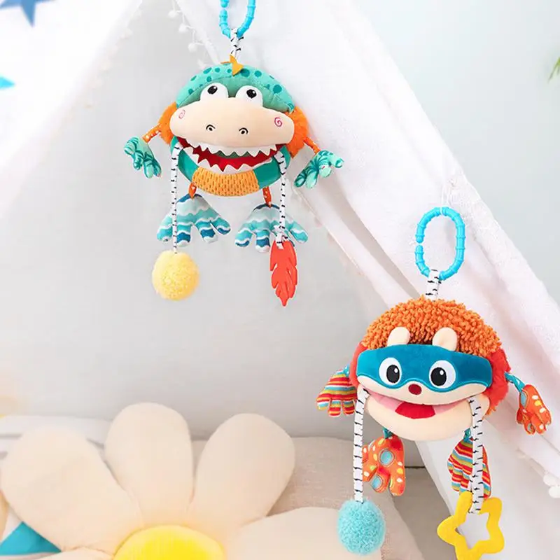 Kids Rattle Toys Child Mobile Nursery Wind Chime Bed Bell Mobile Toy Kids Bed Bells Soft Plush Early Development Activity For