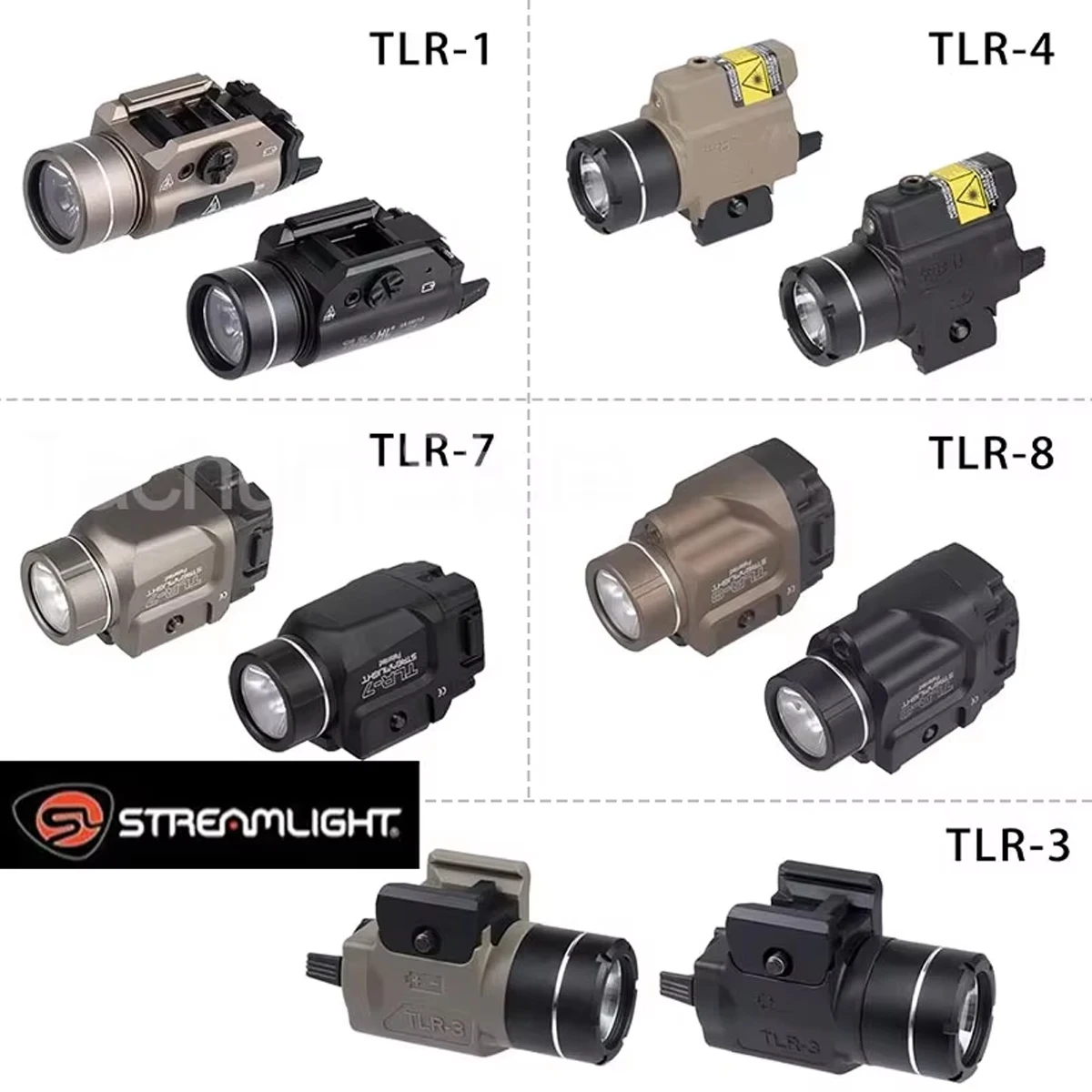Tactical Streamlight TLR-8 TLR-7 TLR-1 TLR 1 LED Light Scout Airsoft Red Laser Sight Pistol For Strobe Flashlight view 2