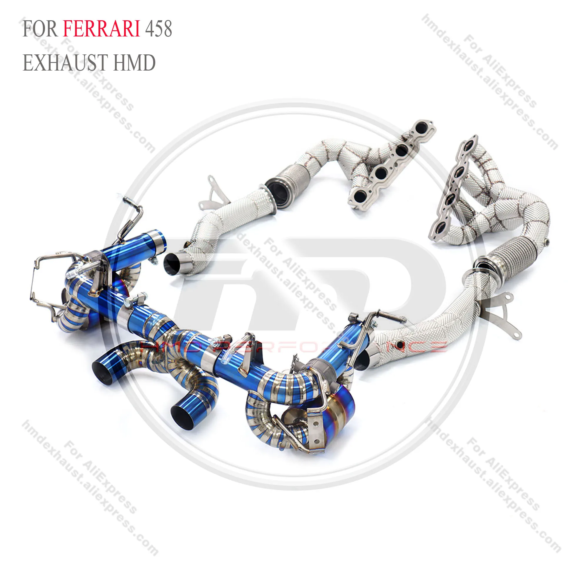 

HMD Titanium Full Catback w/ Valve for Ferrari 458—Performance Certified