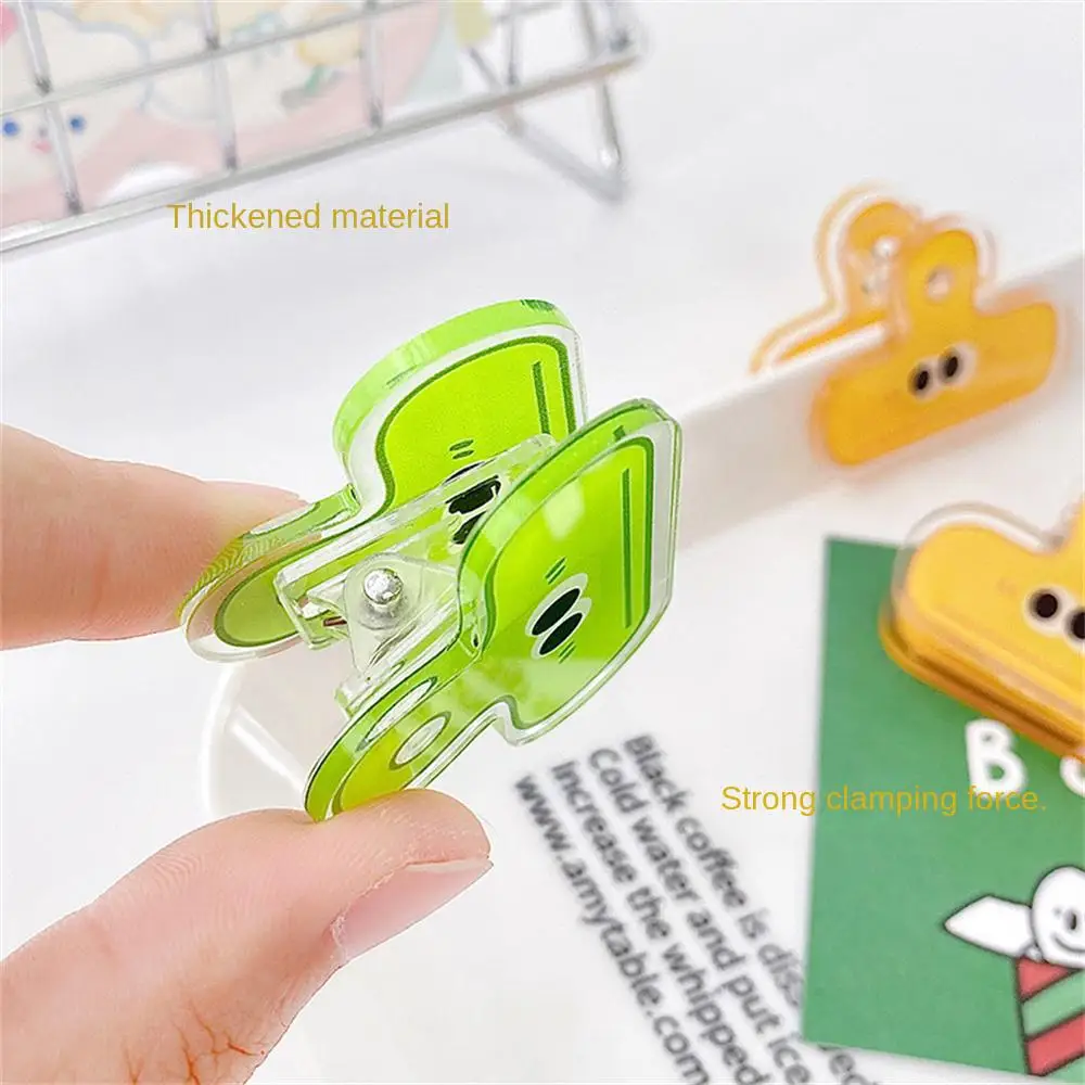 Pasta de dados Multi especificação e multi-purpose clipe de papel firmemente bonito menina fã papelaria dupla face Clip Binder Clip