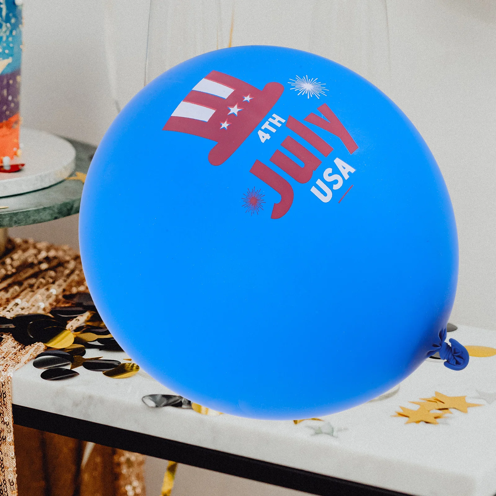 

16Pcs Party Decoration Balloons Independence Day Patriotic Latex Balloons Festival Balloon Decors for 4th of July Celebration