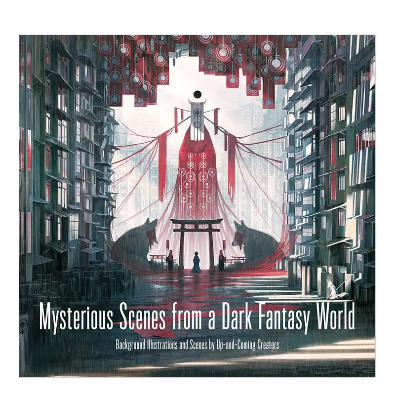 4 Books Set Japanese Original Illustration Art Book Dark Fantasy Nostalgia Parallel Scenes Can Purchase Separately