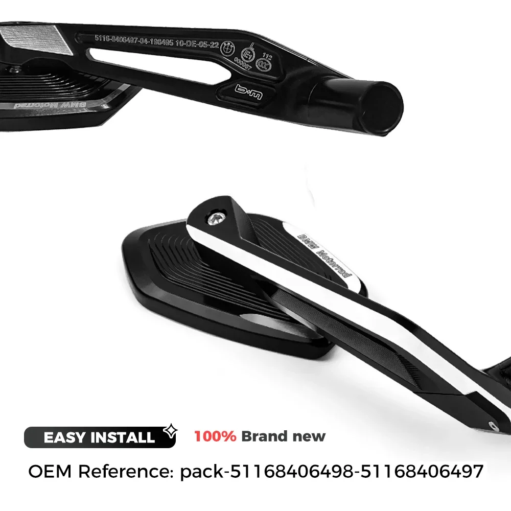 CNC Rearview Mirrors For BMW Motorrad R1300GS R1200GS LC ADVENTUER R1250GS 1250 G310GS F900R Motorcycle Accessories Side Mirrors