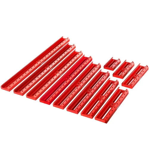 Imagen 2 del producto Base de cola de milano multiranura roja de 70-445mm para buscador Universal/adaptador de montaje de guía para telescopios ranura de montaje Stargazer