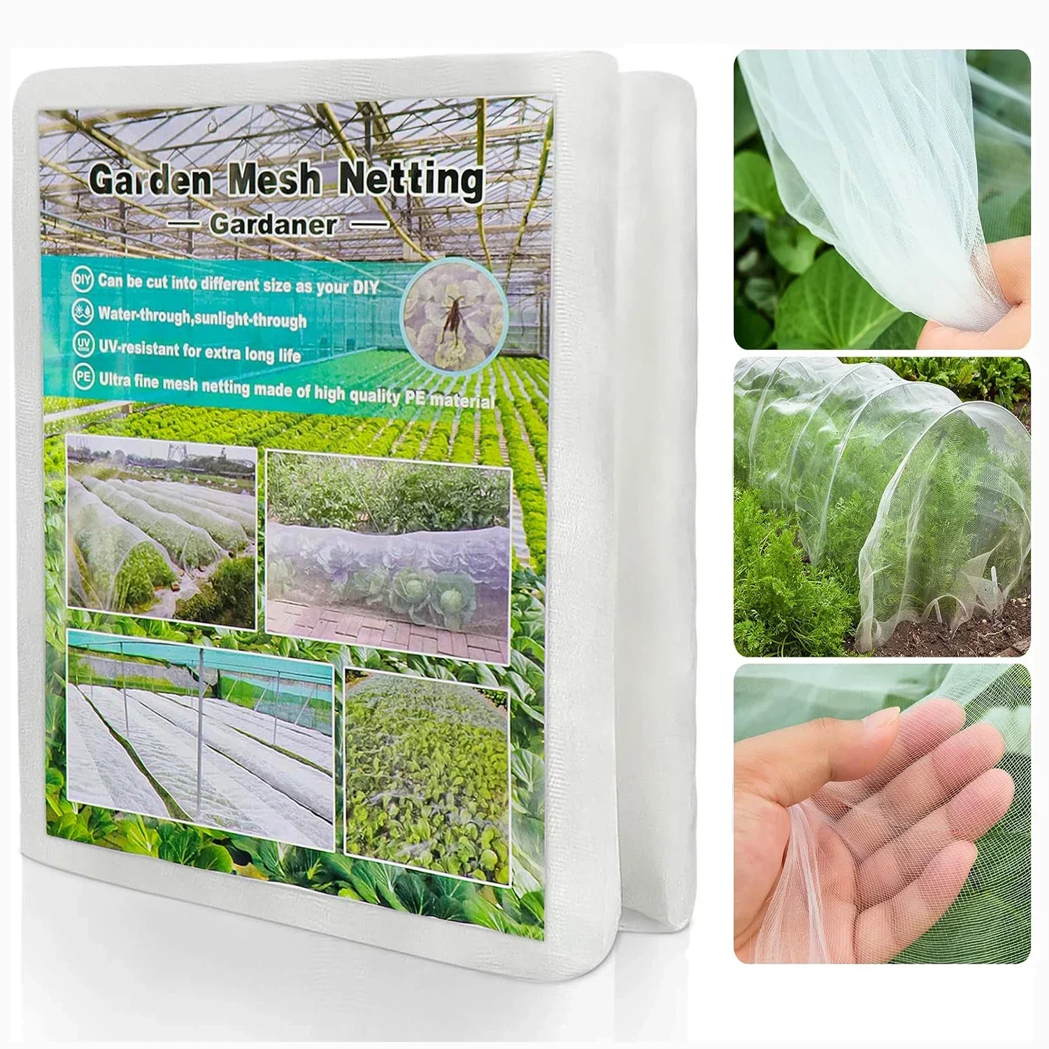 

Ultra Fine Mesh Garden Netting for Plant Protection,Ideal for Vegetables, Fruits, Flowers, Crops, Greenhouse, and Insect Screen