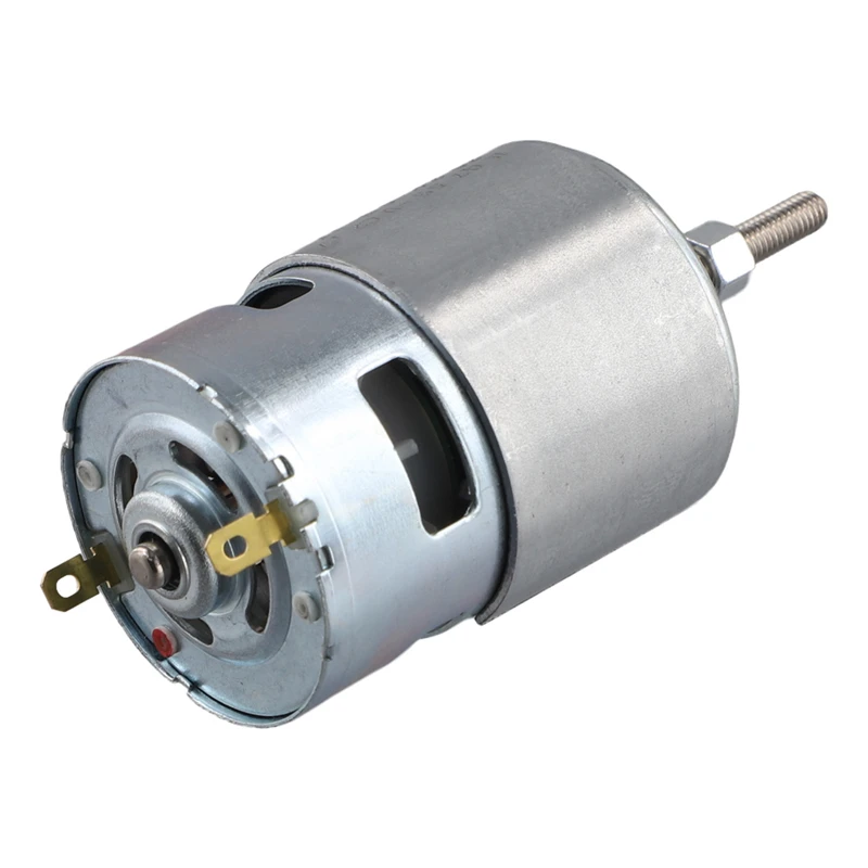 

755 DC Motor For Weed Trimmer 21V Grass Cutter Motor With Long Shaft For Efficient Weed Cutting And Trimming