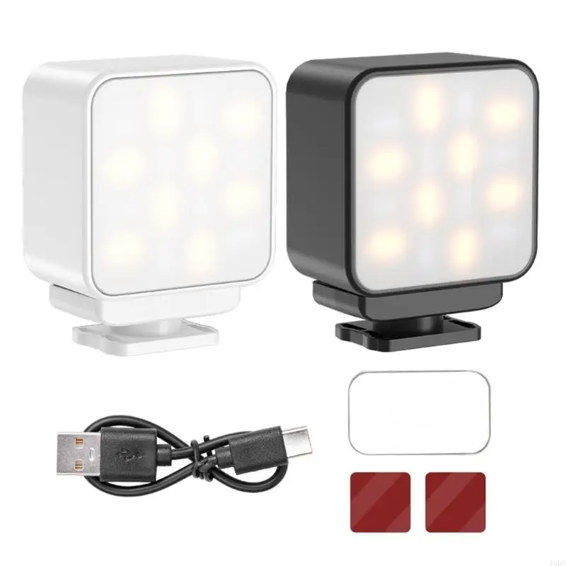 Viagem vídeo Luz vídeo para Pocket 3 com forte base magnética e carregamento eficiente do tipo USB Cable 45bd