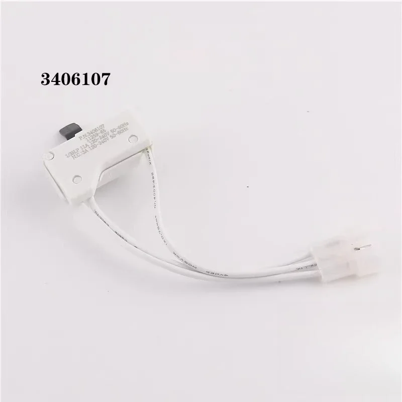 for Dryer Door Switch Kit 3406107 Whirlpool Kenmore Sears Maytage Roper Estate 3406105 AP3132865 3405100 3405101 3406101 3406109