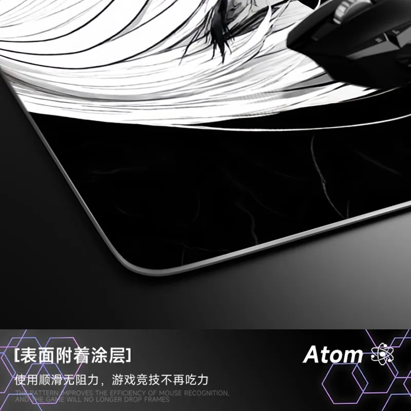 Photovoltaic Glass Mouse Pad Tempered Smooth FPS Esports  3.2mm Large Gaming Desk Pad Customizable Pattern Gamer Accessories