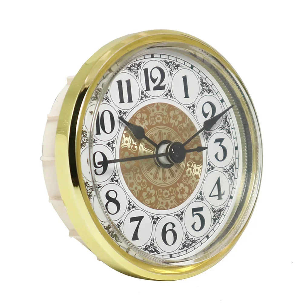 1pcs DIY 70MM Quartz Watch Bladder Insert Arabic Numeral Quartz Movement Roman Bedside Antique Watch Desk Decoration Table