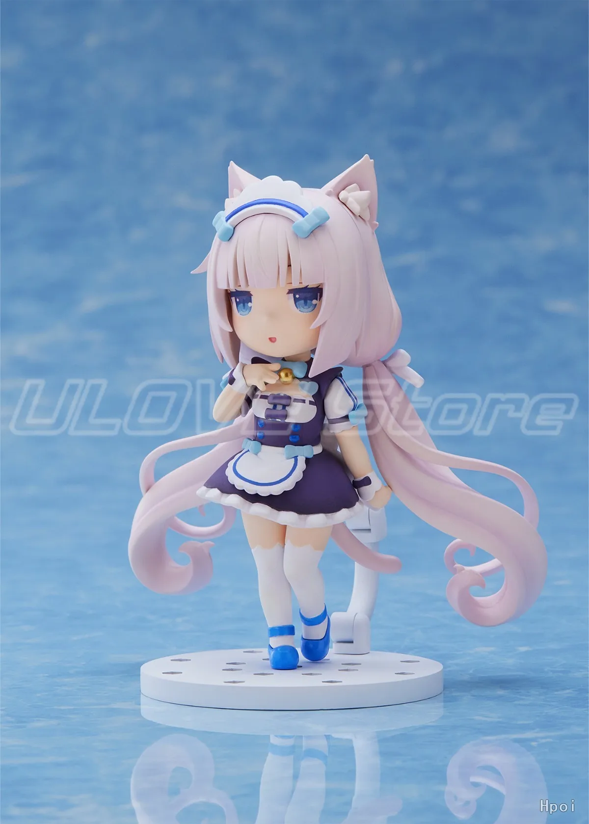 Op voorraad Originele PLUM Mini Figuur 100-serie NEKOPARA Vanille Animatie Figuur Model Collectie Cadeau Ornamenten