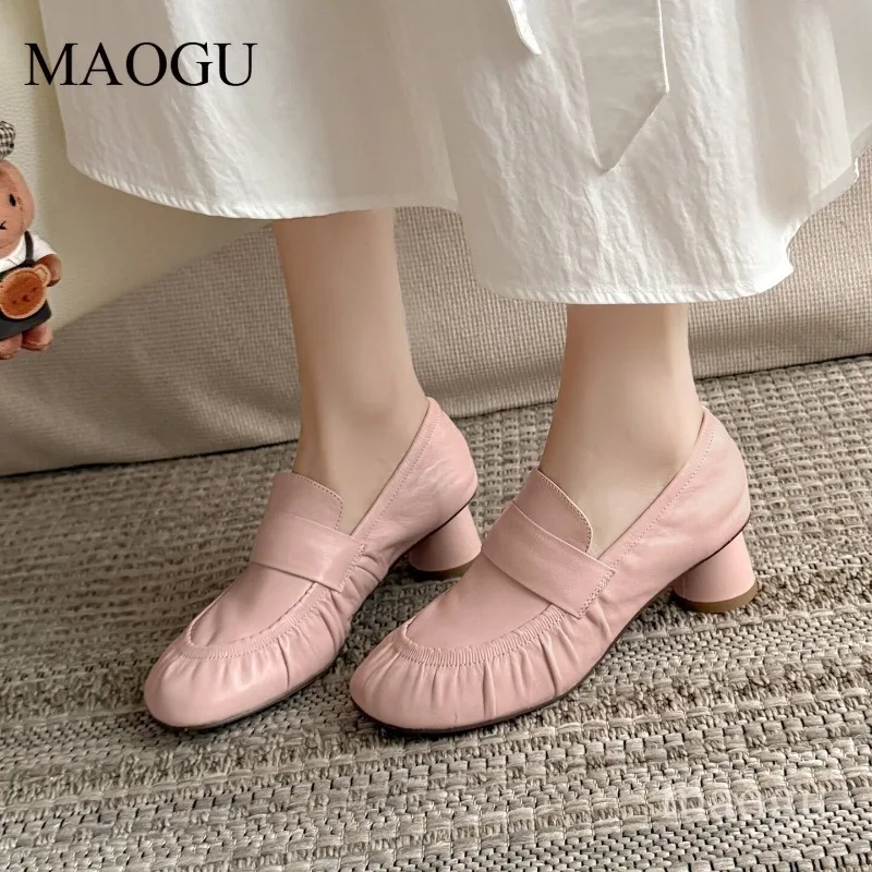 Sapatos femininos de couro mac - Vintage Fashion Online avaliação e preço