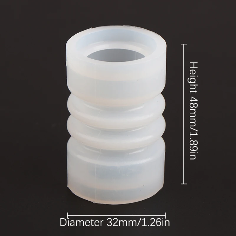 △ 1 Piece Silicone Sealing Tube Soft Serve Ice Cream Machines Accessory Elastic Corrugate Pipe Ring Spare Part New Fitting