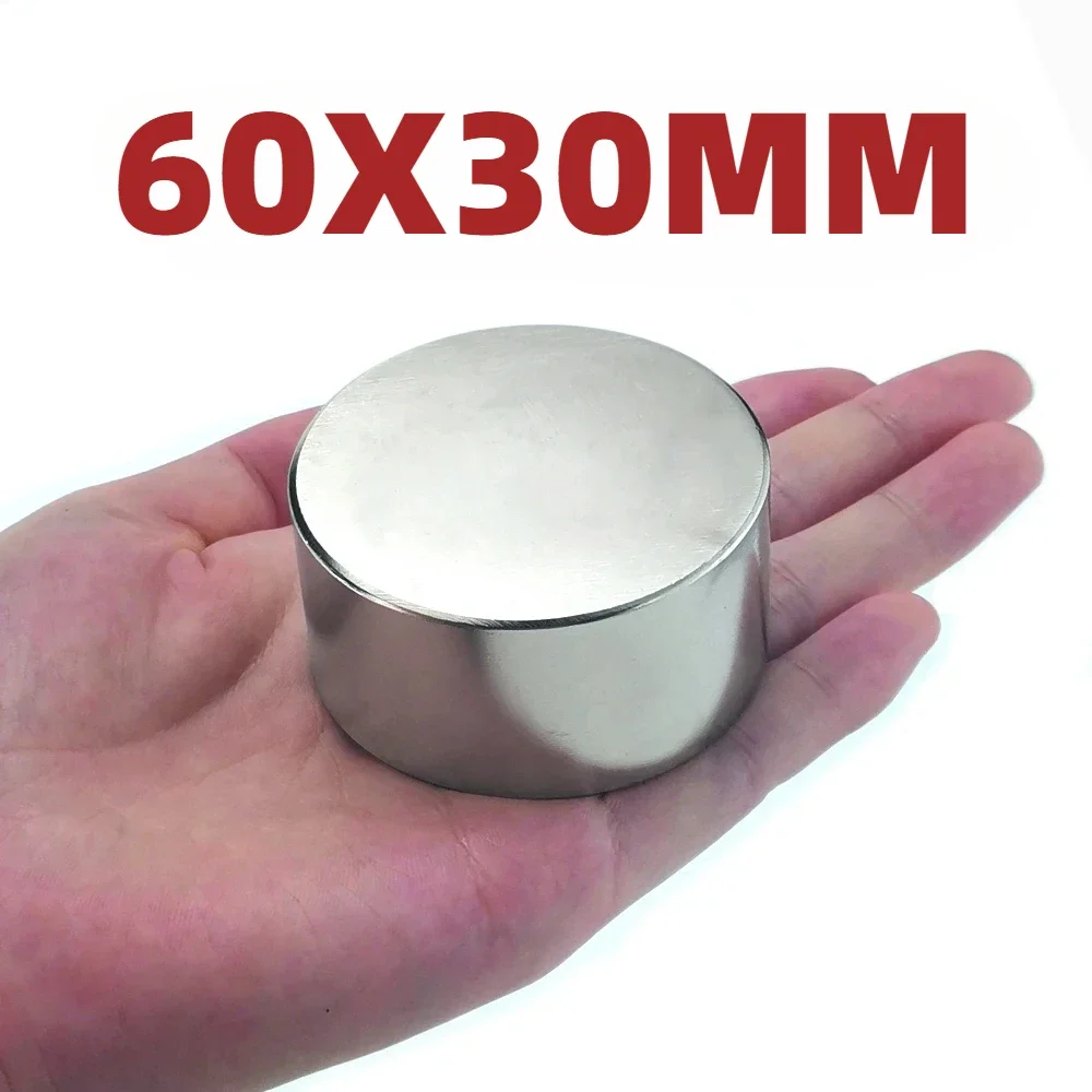 60x30MM Magnet N38 Neodymium Magnets Nickle Coating 60*30 Search Magnetic Fridge DIY Magnet Balls Toy Machine Motor wholesale