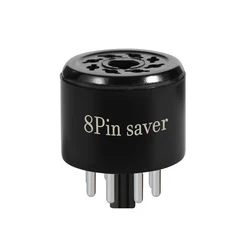 Black 8Pin Octal Vacuum Tube Socket Saver KT88 EL34 274B 5U4G 6SN7 KT66 6L6 6V6 5881 6550 CV181 6SL7 GZ34 6CA7 5AR4 KT100 KT120