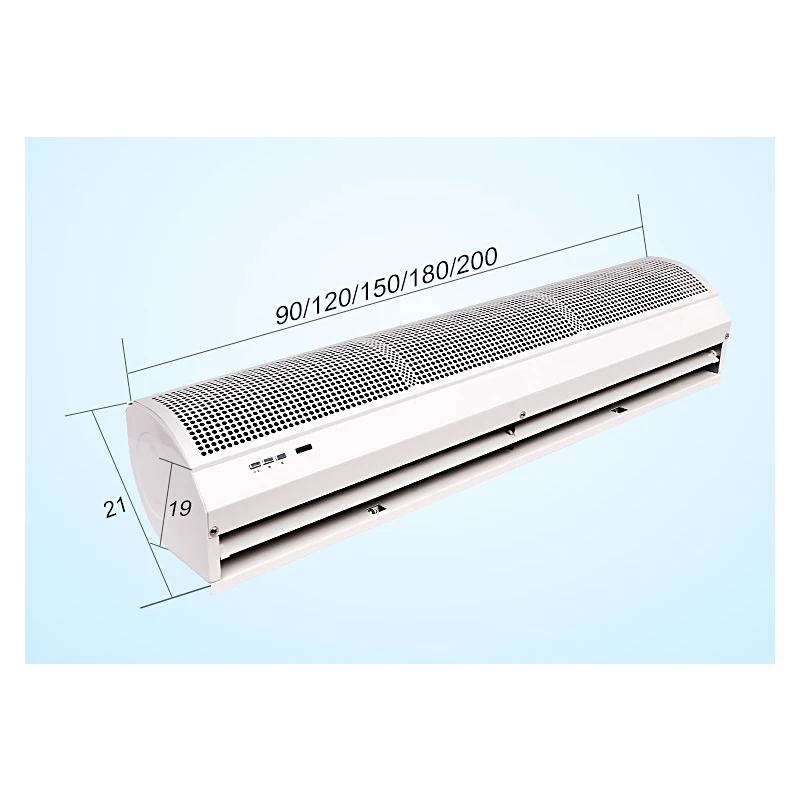 Energie sparender Luft schleier kühl halten Warmluft sperre 900-2000mm Luft schleier für Bahnhof