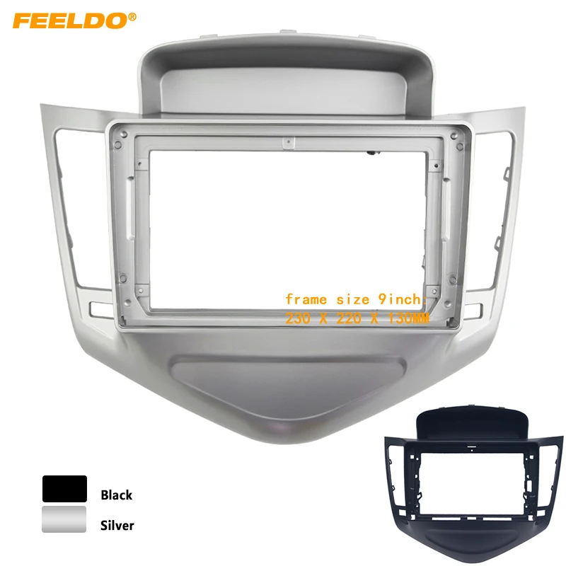 FEELDO Car Audio Radio Face Plate Fascia Frame Adapter For Chevrolet Cruze 9