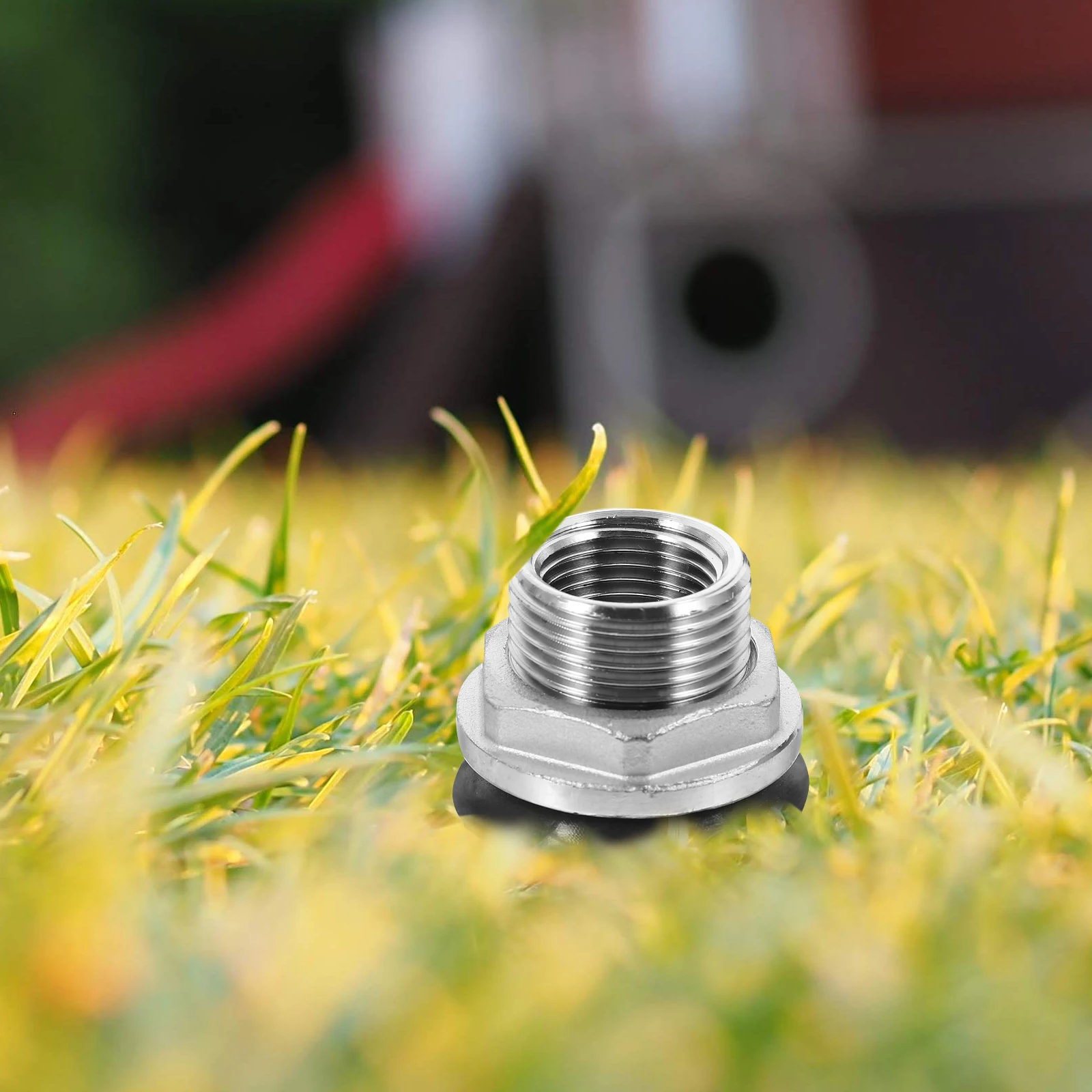 

Garden Hose Threaded Fitting Water Tank Connector 1/2 Inch Stainless Steel Leakproof Pipe Repair Connector for Rain