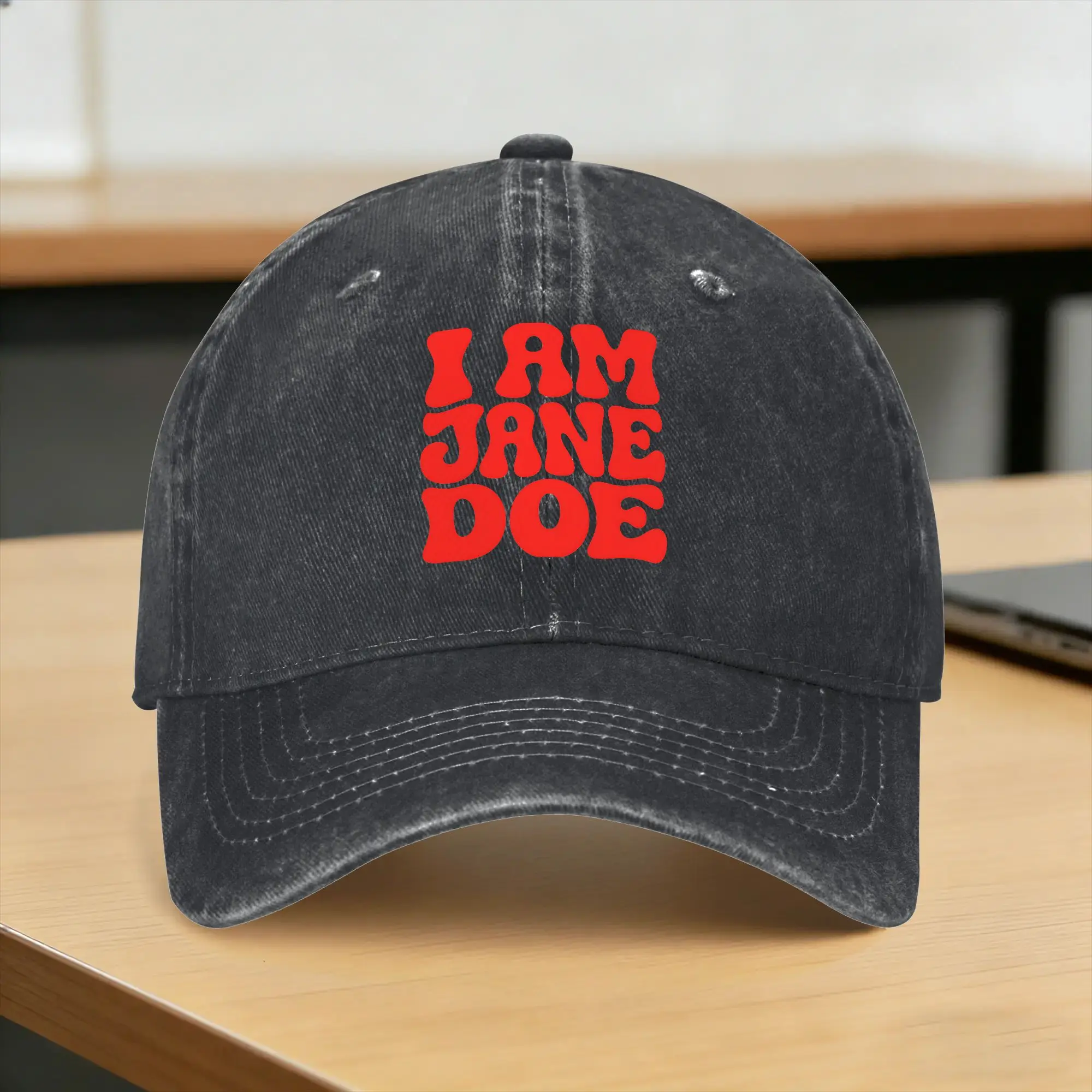 Baseball Cap I Am Jane Doe Summer Stylish Hip Hop Hats  Women Men Print Tennis Skate Breathable Baseball Caps