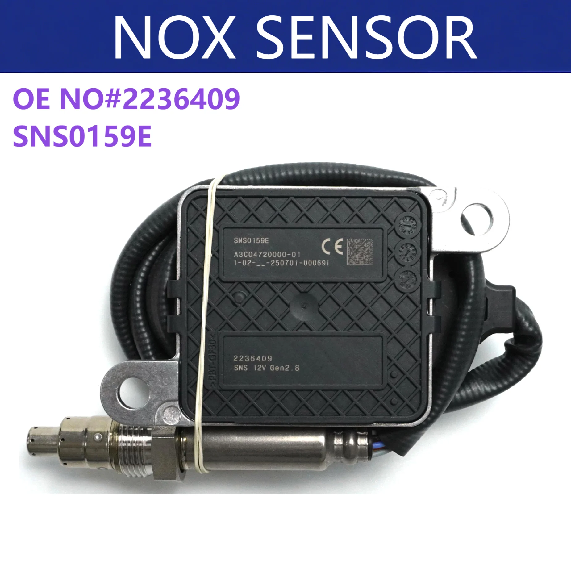 

2236409 2236409PE SNS0159E 2236409PEX Inlet NOX Sensor Nitrogen Oxygen Sensor for MX13 PACCAR Engine Truck Parts for DAF