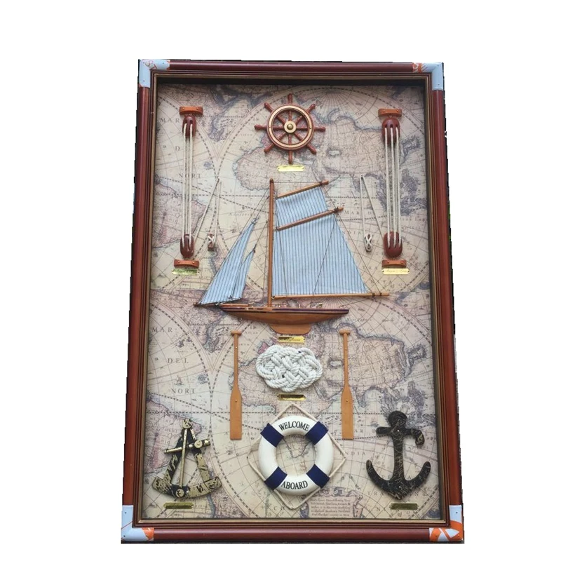 Handmade wall decorations, ocean sailor knots, picture frames, office creative restaurant wall decorations, handicrafts