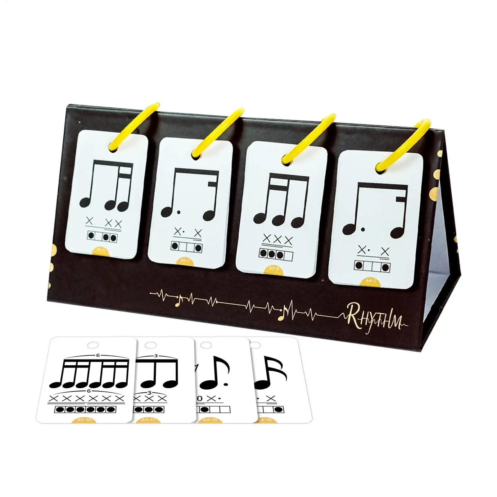 75Pcs/set Music Enlightenment Learning Cards - Note Instrument Rhythm Cognition Educational Tool Early Education Flashcards