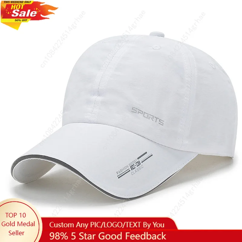 

Быстросохнущая однотонная бейсболка, дышащая, регулируемая, с защитой от солнца, для велоспорта, пеших прогулок, рыбалки, спортивная кепка-тракер для женщин и мужчин